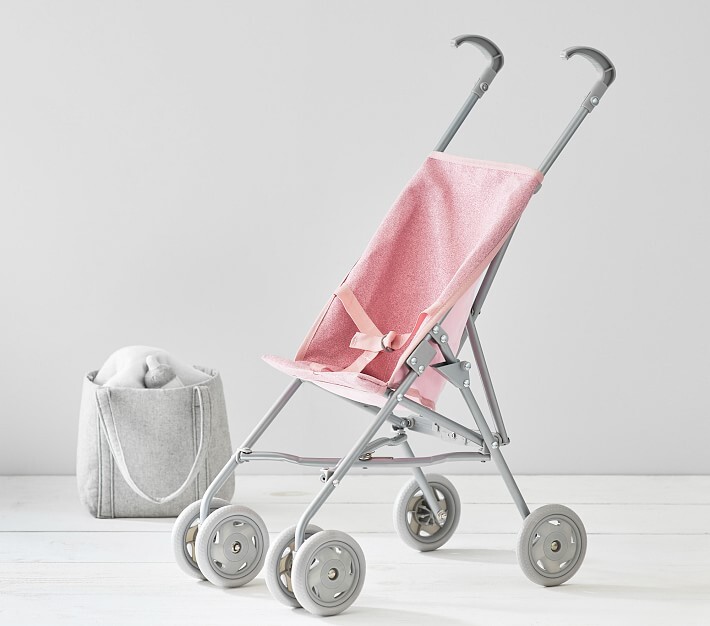 pottery barn double doll stroller
