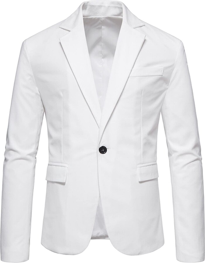Costume Homme 2 Pièces Coupe Slim - Pour Mariage, Affaires, Fête | Veste Et Pantalon Polyester