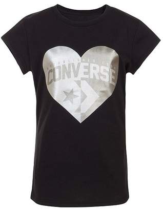 Converse Big Girls Heart Logo T-Shirt