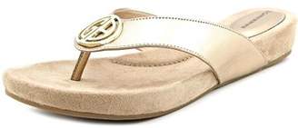 Giani Bernini Racchel Open Toe Synthetic Thong Sandal.