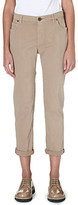 Thumbnail for your product : Brunello Cucinelli Cropped stretch-cotton chinos
