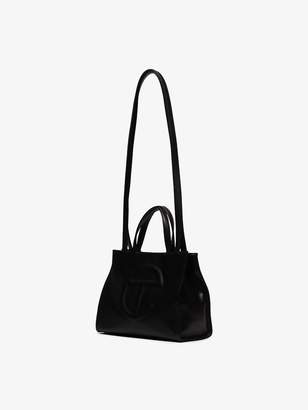 Telfar black Medium vegan leather shopping bag