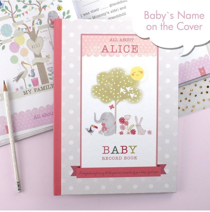 Personalised Baby Record Book ShopStyle