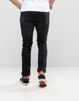 Thumbnail for your product : Blend of America Blend Cirrus Skinny Biker Jeans in Washed Black