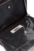 Thumbnail for your product : MM6 MAISON MARGIELA Snake-Effect Faux Nubuck Shoulder Bag