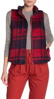 Thumbnail for your product : FAVLUX Buffalo Plaid Hooded Vest