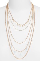 Thumbnail for your product : BP Teardrop Stone Layered Necklace (Juniors)