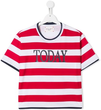 Alberta Ferretti Kids Today striped T-shirt