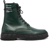 Thumbnail for your product : Virón Lace-Up Vegan Leather Cargo Boots