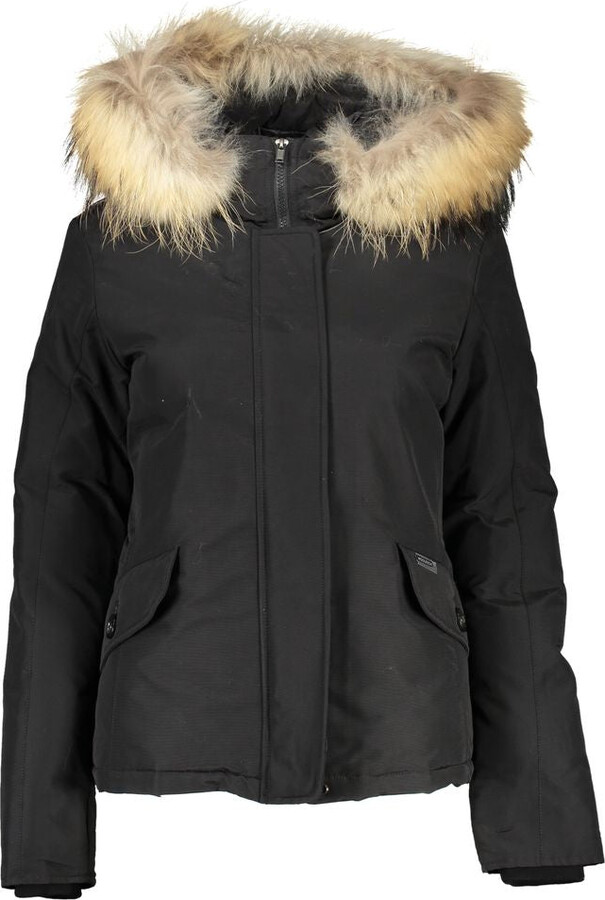 Woolrich Black Cotton Women's Women's Jacket