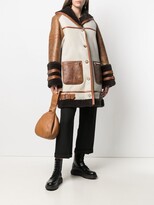 Thumbnail for your product : Alexander McQueen Contrast Panel Button-Front Coat