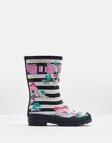 Thumbnail for your product : Joules Printed Wellie Boots in Margate Floral Stripe