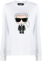 Thumbnail for your product : Karl Lagerfeld Paris motif long-sleeve top