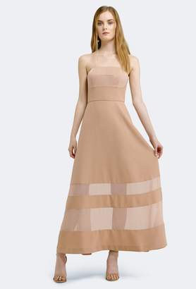 Aq/Aq Zaine Strapless Midi Dress