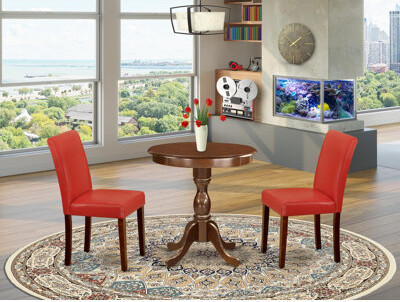 Canora Grey Federalsburg 2 - Person Counter Height Rubberwood Solid Wood Dining Set