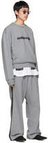 Thumbnail for your product : Juun.J Grey Wide-Leg Lounge Pants
