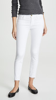 Thumbnail for your product : Frame Le Skinny De Jeanne Stagger Hem Jeans