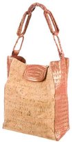 Thumbnail for your product : Nancy Gonzalez Metallic Crocodile Bag