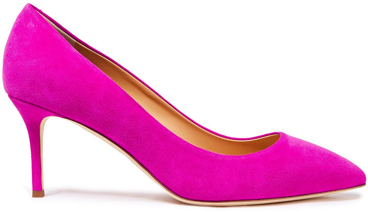magenta pumps