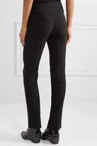 Thumbnail for your product : Chloé Crepe Straight-leg Pants - Black