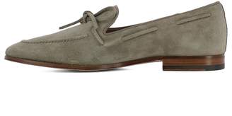 Tod's Beige Suede Loafers. Leather Sole.