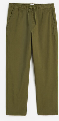 H&M Relaxed Fit Twill Pants - ShopStyle