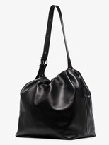 Thumbnail for your product : Jil Sander Black Crush Leather Shoulder Bag