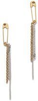 Thumbnail for your product : Wouters & Hendrix Pin Chain Drop Earrings