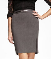 Thumbnail for your product : Express Studio Stretch High Waist Embellished Pencil Skirt