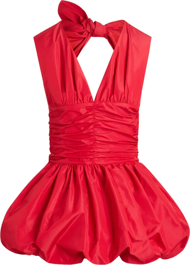 Patou Bow-Detail Mini Dress