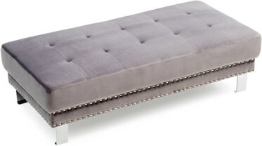 Mercer41 Caicey Upholstered Ottoman