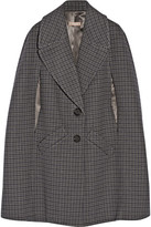 Thumbnail for your product : Michael Kors Collection Houndstooth Melton Wool Cape