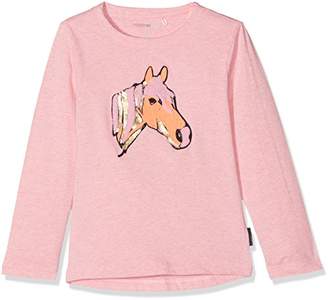 Noppies Girl's G tee ls Gettysburg Longsleeve T-Shirt, (Light Pink Melange C106), 4 Years