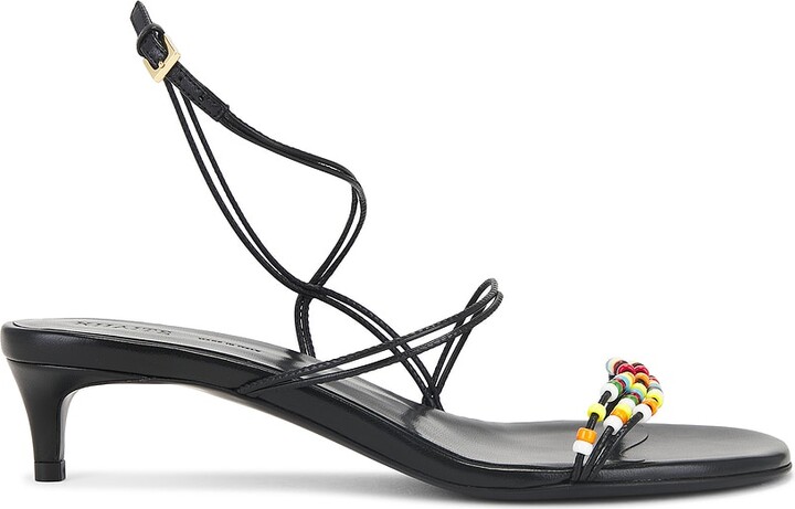 KHAITE Loop Kitten Bead 35 Heel in Black