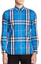 Thumbnail for your product : Burberry Nelson Check Woven Sportshirt
