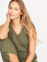 Thumbnail for your product : Old Navy Wide-Leg BouclÃ©-Jersey Jumpsuit for Women