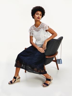 Tommy Hilfiger All-Over Lace Blouse