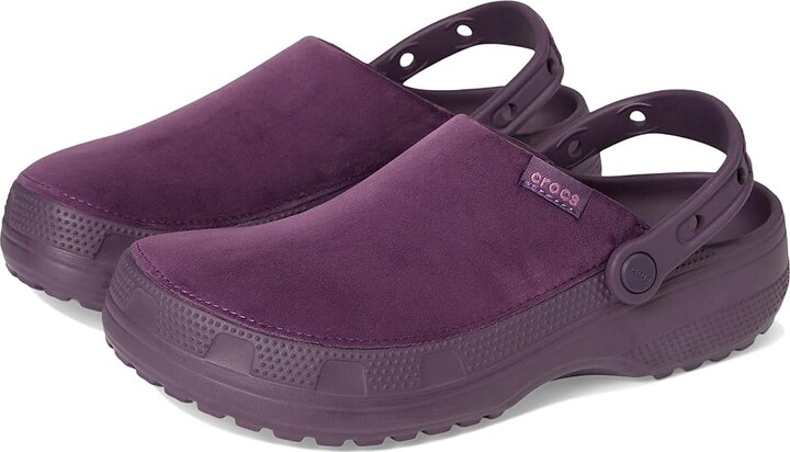 Crocs Classic Crafted Canvas Clogs Clog Shoes Plush Plum Velvet : Men's 3 - Women's 5 Medium