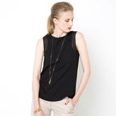 Thumbnail for your product : La Redoute R essentiel Sleeveless Blouse with Back Zip