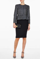 Thumbnail for your product : RED Valentino Black Knee Length Pencil Skirt