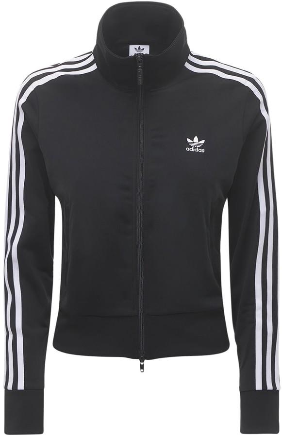 adidas black 3 stripe jacket