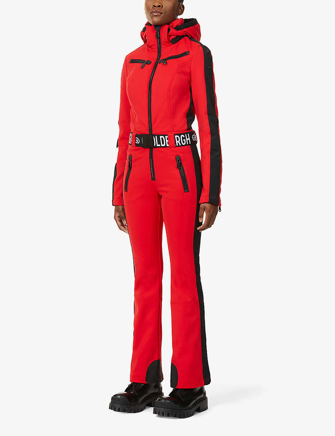 Goldbergh Empress belted shell ski suit - ShopStyle Activewear