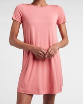 Thumbnail for your product : Express Crew Neck T-Shirt Dress
