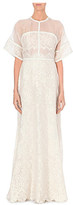 Thumbnail for your product : Elie Saab Floral lace gown