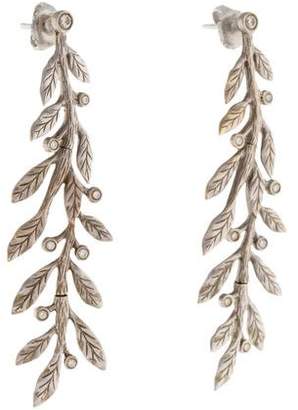 Jamie Wolf Diamond Laurel Branch Earrings