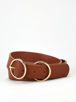 Thumbnail for your product : Very Ola Double Buckle Belt - Tan