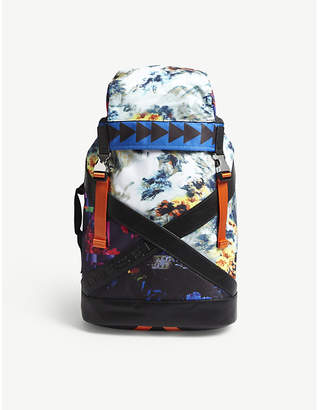 Diesel Xxback floral nylon backpack