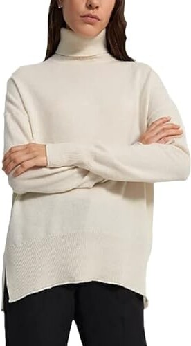 Theory Women's Karenia Yoke Turtleneck Sweater   ShopStyle Cardigans