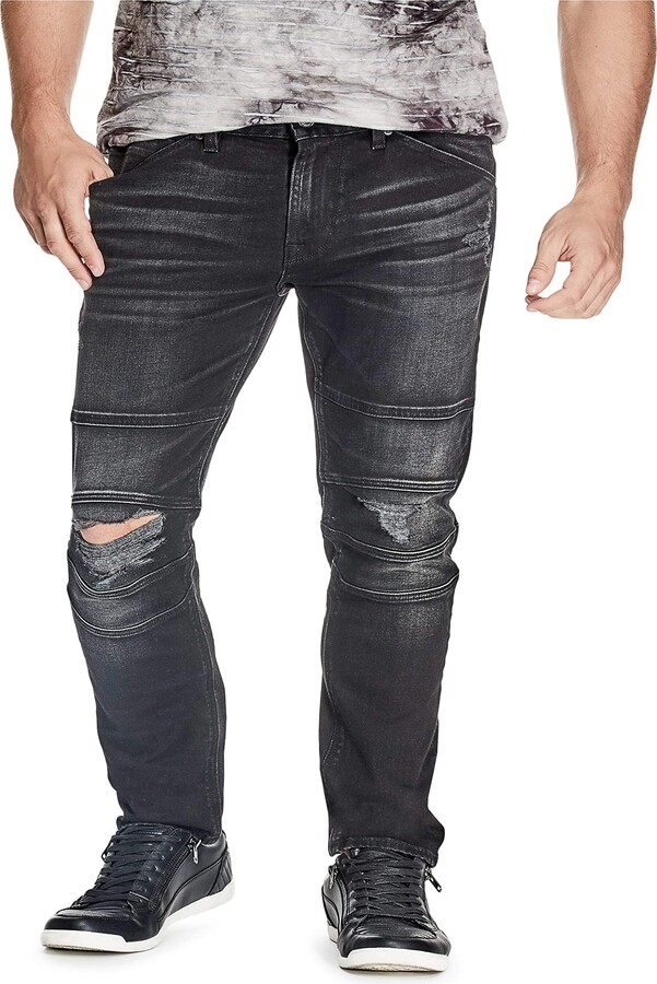 black guess jeans mens