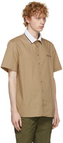 Thumbnail for your product : Helmut Lang Beige Poplin Short Sleeve Shirt